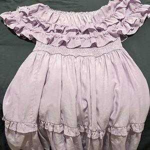 Off the shoulder romper